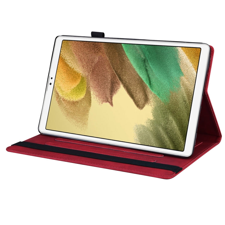 For Samsung Galaxy Tab A7 Lite 8.7 SM-T220 / SM-T225 Business Shockproof Horizontal Flip Leather Case with Holder & Card Slots & Photo Frame & Pen Slot(Red) - Tab A7 Lite T220 / T225 by buy2fix | Online Shopping UK | buy2fix
