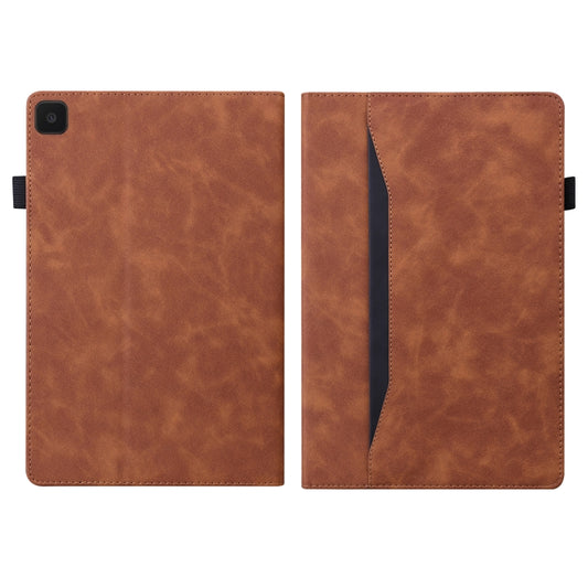 For Samsung Galaxy Tab A7 Lite 8.7 SM-T220 / SM-T225 Business Shockproof Horizontal Flip Leather Case with Holder & Card Slots & Photo Frame & Pen Slot(Brown) - Tab A7 Lite T220 / T225 by buy2fix | Online Shopping UK | buy2fix