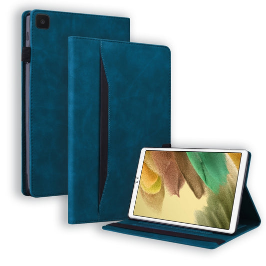 For Samsung Galaxy Tab A7 Lite 8.7 SM-T220 / SM-T225 Business Shockproof Horizontal Flip Leather Case with Holder & Card Slots & Photo Frame & Pen Slot(Blue) - Tab A7 Lite T220 / T225 by buy2fix | Online Shopping UK | buy2fix