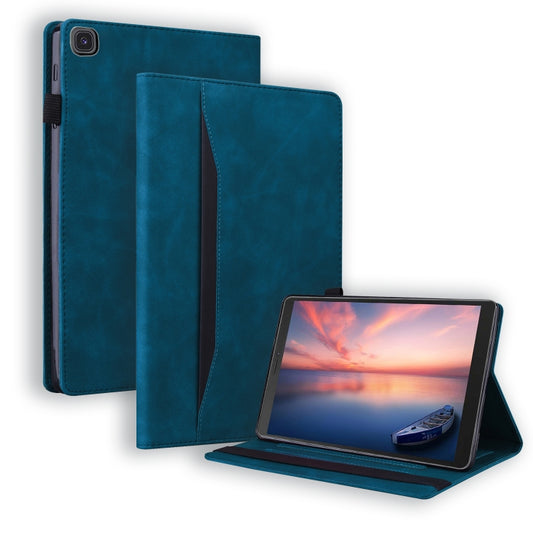 For Samsung Galaxy Tab A 8.0 2019 SM-T290 / SM-T295 Business Shockproof Horizontal Flip Leather Case with Holder & Card Slots & Photo Frame & Pen Slot(Blue) - Other Galaxy Tab PC by buy2fix | Online Shopping UK | buy2fix