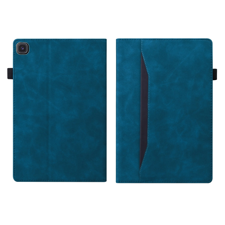 For Samsung Galaxy Tab A 8.0 2019 SM-T290 / SM-T295 Business Shockproof Horizontal Flip Leather Case with Holder & Card Slots & Photo Frame & Pen Slot(Blue) - Other Galaxy Tab PC by buy2fix | Online Shopping UK | buy2fix
