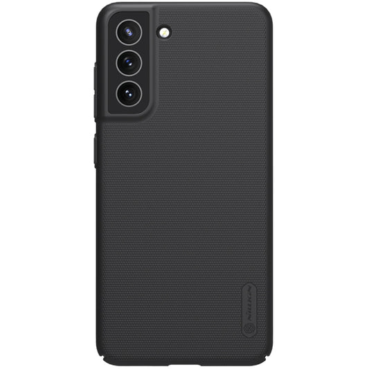For Samsung Galaxy S21 FE 5G NILLKIN Frosted Concave-convex Texture PC Case(Black) - Galaxy Phone Cases by NILLKIN | Online Shopping UK | buy2fix