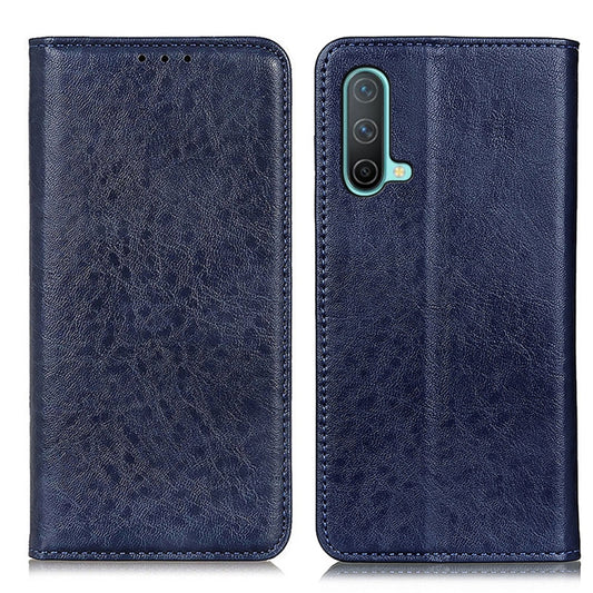 For OnePlus Nord CE 5G Magnetic Crazy Horse Texture Horizontal Flip Leather Case with Holder & Card Slots & Wallet(Blue) - OnePlus Cases by buy2fix | Online Shopping UK | buy2fix