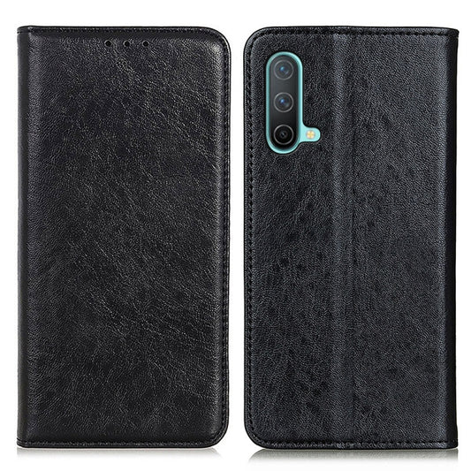 For OnePlus Nord CE 5G Magnetic Crazy Horse Texture Horizontal Flip Leather Case with Holder & Card Slots & Wallet(Black) - OnePlus Cases by buy2fix | Online Shopping UK | buy2fix
