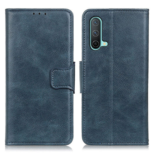For OnePlus Nord CE 5G Mirren Crazy Horse Texture Horizontal Flip Leather Case with Holder & Card Slots & Wallet(Blue) - OnePlus Cases by buy2fix | Online Shopping UK | buy2fix