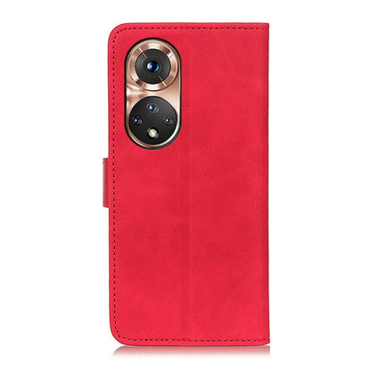 For Honor 50 KHAZNEH Retro Texture PU + TPU Horizontal Flip Leather Case with Holder & Card Slots & Wallet(Red) - Honor Cases by buy2fix | Online Shopping UK | buy2fix