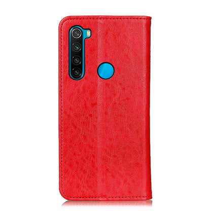 For Xiaomi Redmi Note 8 2021 Magnetic Crazy Horse Texture Horizontal Flip Leather Case with Holder & Card Slots & Wallet(Red) - Xiaomi Cases by buy2fix | Online Shopping UK | buy2fix