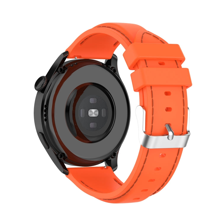 For Huawei Watch 3 / 3 Pro 22mm Silicone Watch Band(Orange) by buy2fix