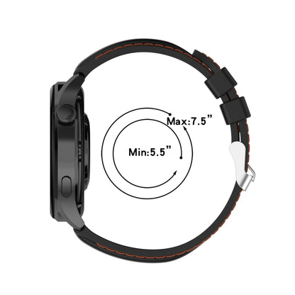 For Huawei Watch 3 / 3 Pro 22mm Silicone Watch Band(White) by buy2fix