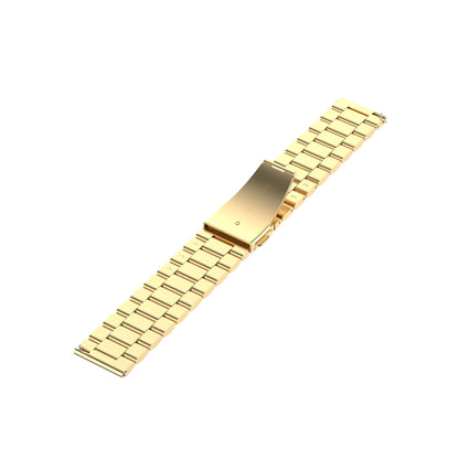 For Huawei Watch 3 / 3 Pro 22mm Three-beads Steel Watch Band(Gold) by buy2fix