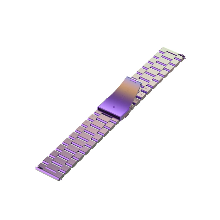 For Huawei Watch 3 / 3 Pro 22mm Three-beads Steel Watch Band(Colorful) by buy2fix