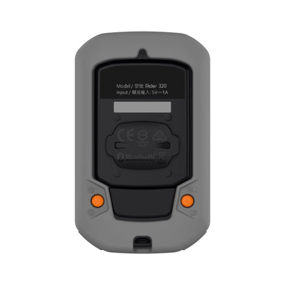For Bryton Rider 430 / 320 Universal Silicone Protective Case Cover(Grey) - Watch Case by buy2fix | Online Shopping UK | buy2fix