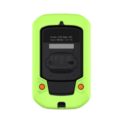 For Bryton Rider 430 / 320 Universal Silicone Protective Case Cover(Lime Green) - Watch Case by buy2fix | Online Shopping UK | buy2fix
