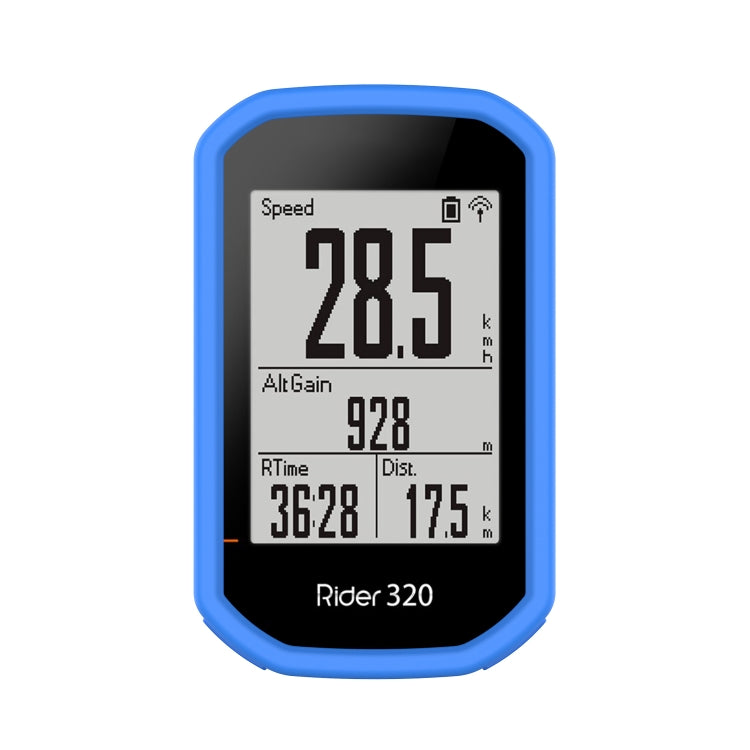 For Bryton Rider 430 / 320 Universal Silicone Protective Case Cover(Dark Blue) - Watch Case by buy2fix | Online Shopping UK | buy2fix