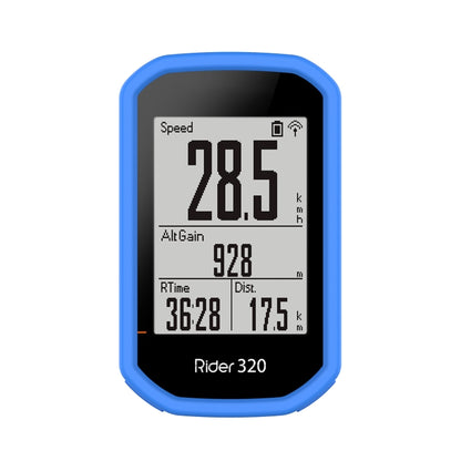For Bryton Rider 430 / 320 Universal Silicone Protective Case Cover(Dark Blue) - Watch Case by buy2fix | Online Shopping UK | buy2fix