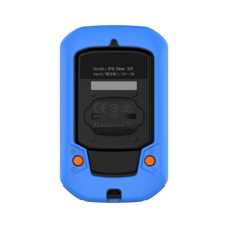For Bryton Rider 430 / 320 Universal Silicone Protective Case Cover(Dark Blue) - Watch Case by buy2fix | Online Shopping UK | buy2fix