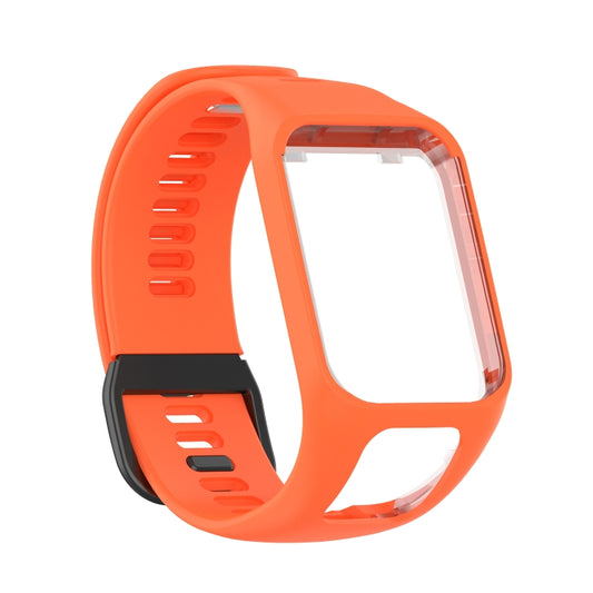 For Tomtom 4 Silicone Watch Band(Orange) - Watch Bands by buy2fix | Online Shopping UK | buy2fix