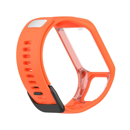 For Tomtom 4 Silicone Watch Band(Orange) - Watch Bands by buy2fix | Online Shopping UK | buy2fix