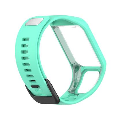 For Tomtom 4 Silicone Watch Band(Lake Blue) - Watch Bands by buy2fix | Online Shopping UK | buy2fix