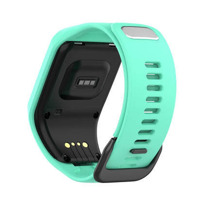For Tomtom 4 Silicone Watch Band(Lake Blue) - Watch Bands by buy2fix | Online Shopping UK | buy2fix