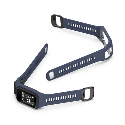 For Tomtom 4 Silicone Watch Band(Blue Grey) - Watch Bands by buy2fix | Online Shopping UK | buy2fix