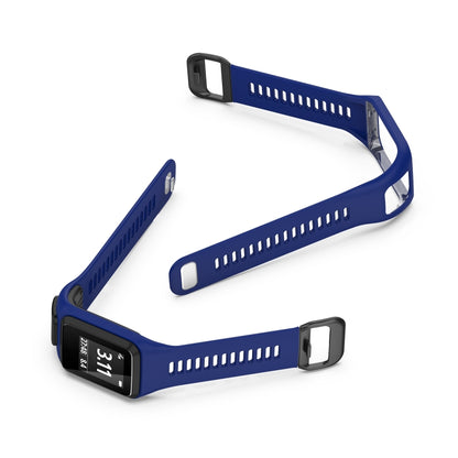 For Tomtom 4 Silicone Watch Band(Dark Blue) - Watch Bands by buy2fix | Online Shopping UK | buy2fix
