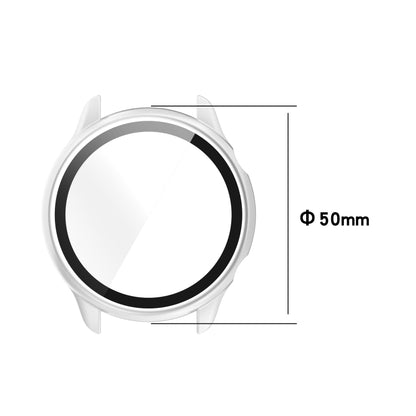 For Amazfit GTR 2 eSIM Tempered glass + PC Integrated Protective Case(Silver) - Watch Cases by buy2fix | Online Shopping UK | buy2fix