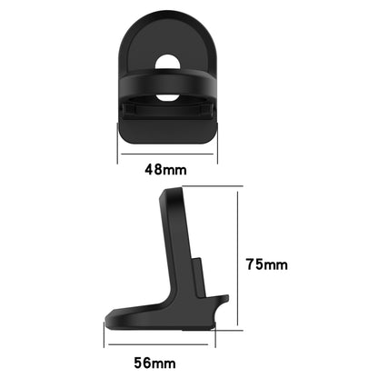 For Huawei Watch 3 / GT2 Pro / GT2 Pro ECG Universal Silicone Bracket Holder(Black) by buy2fix