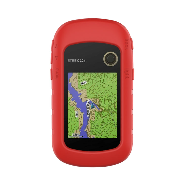 For Garmin eTrex 22x / 32x Silicone Protective Case Cover(Red) - Watch Cases by buy2fix | Online Shopping UK | buy2fix