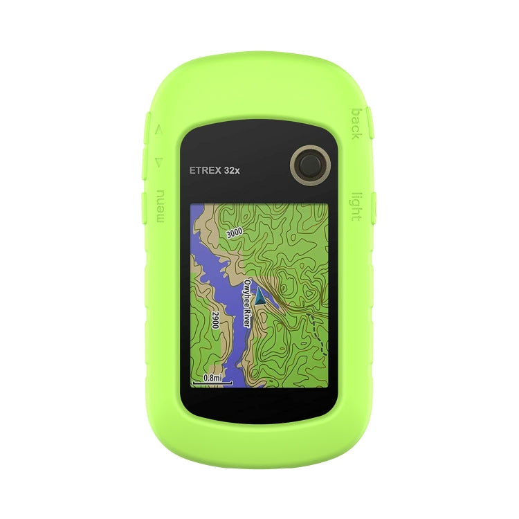 For Garmin eTrex 22x / 32x Silicone Protective Case Cover(Lime Green) - Watch Cases by buy2fix | Online Shopping UK | buy2fix