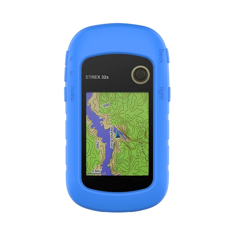 For Garmin eTrex 22x / 32x Silicone Protective Case Cover(Dark Blue) - Watch Cases by buy2fix | Online Shopping UK | buy2fix