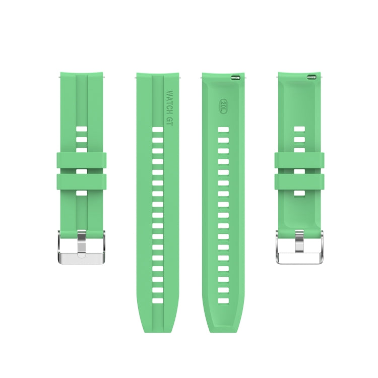 For Huawei Watch 3 / 3 Pro Silicone Watch Band(Mint Green) by buy2fix