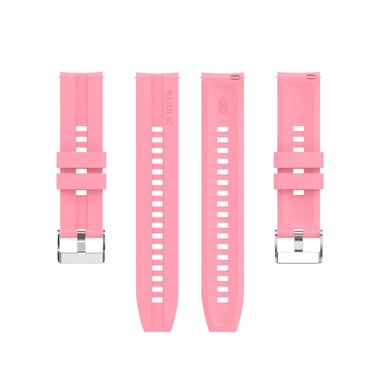 For Huawei Watch 3 / 3 Pro Silicone Watch Band(Pink) by buy2fix