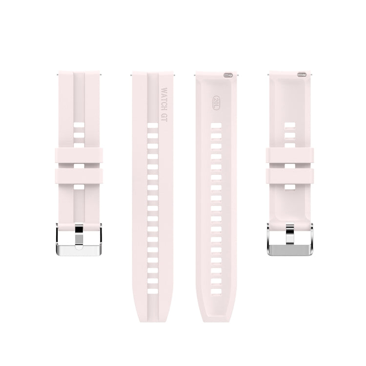 For Huawei Watch 3 / 3 Pro Silicone Watch Band(Quicksand Pink) by buy2fix