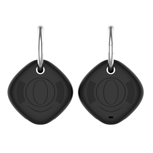 Location Tracker Anti-lost Portable Silicone Protective Case for Samsung Galaxy Smart Tag(Black) by buy2fix