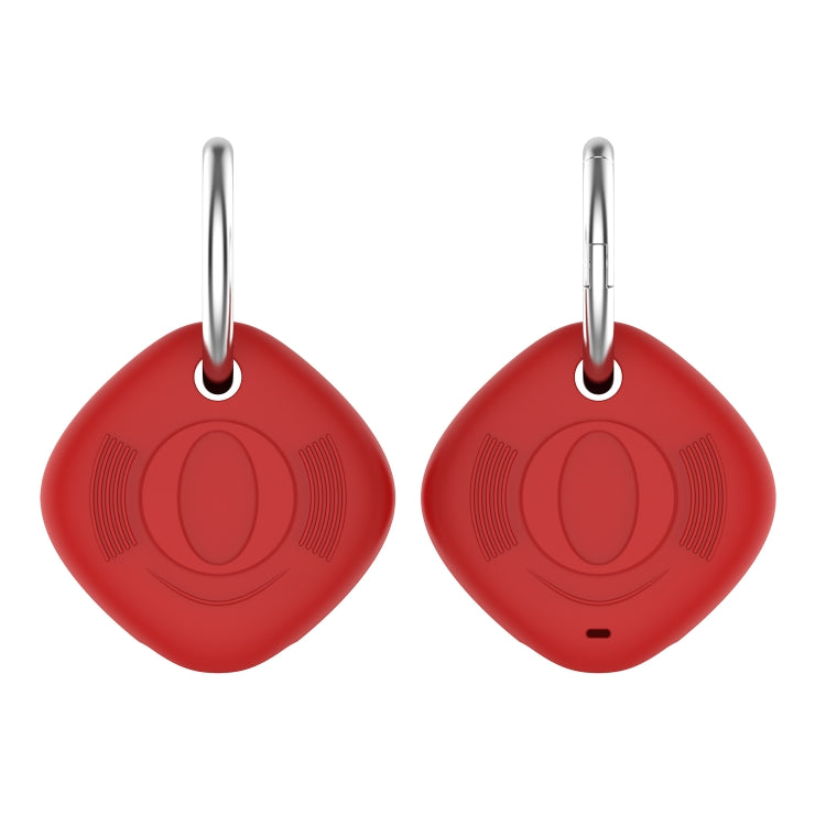 Location Tracker Anti-lost Portable Silicone Protective Case for Samsung Galaxy Smart Tag(Red) - Galaxy Phone Cases by buy2fix | Online Shopping UK | buy2fix