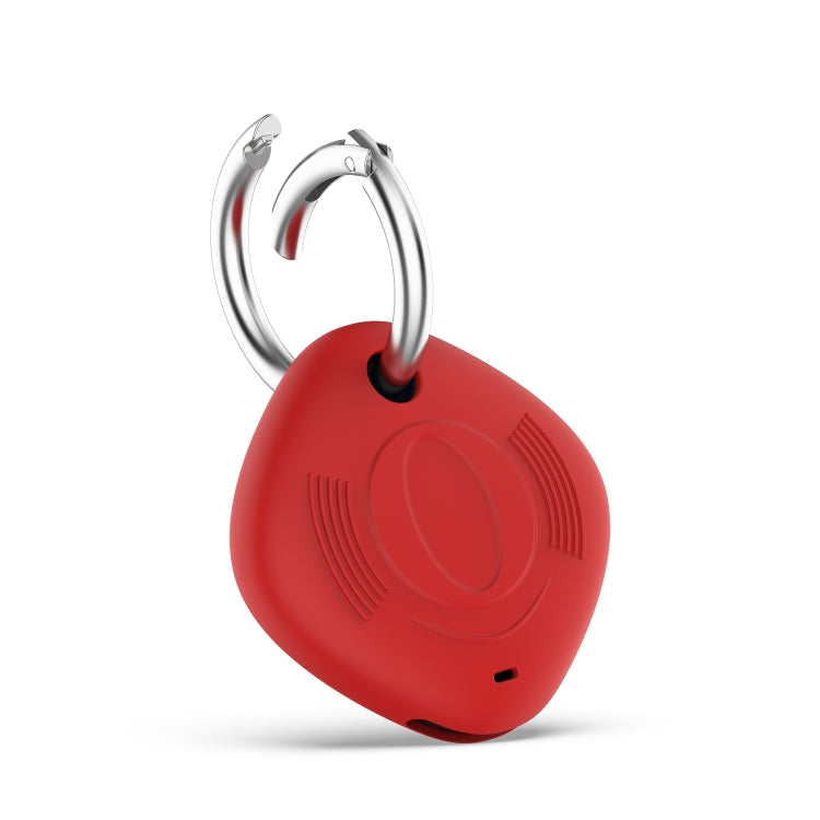 Location Tracker Anti-lost Portable Silicone Protective Case for Samsung Galaxy Smart Tag(Red) - Galaxy Phone Cases by buy2fix | Online Shopping UK | buy2fix