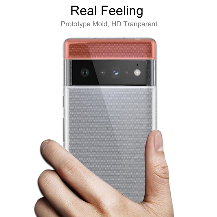 For Google Pixel 6 Pro 0.75mm Ultra-thin Transparent TPU Soft Protective Case - Google Cases by buy2fix | Online Shopping UK | buy2fix