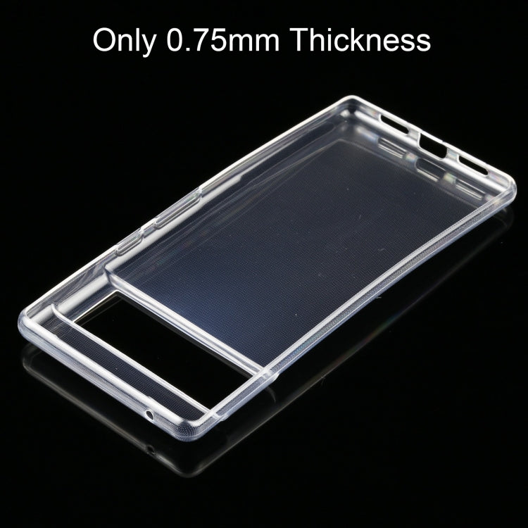 For Google Pixel 6 Pro 0.75mm Ultra-thin Transparent TPU Soft Protective Case - Google Cases by buy2fix | Online Shopping UK | buy2fix