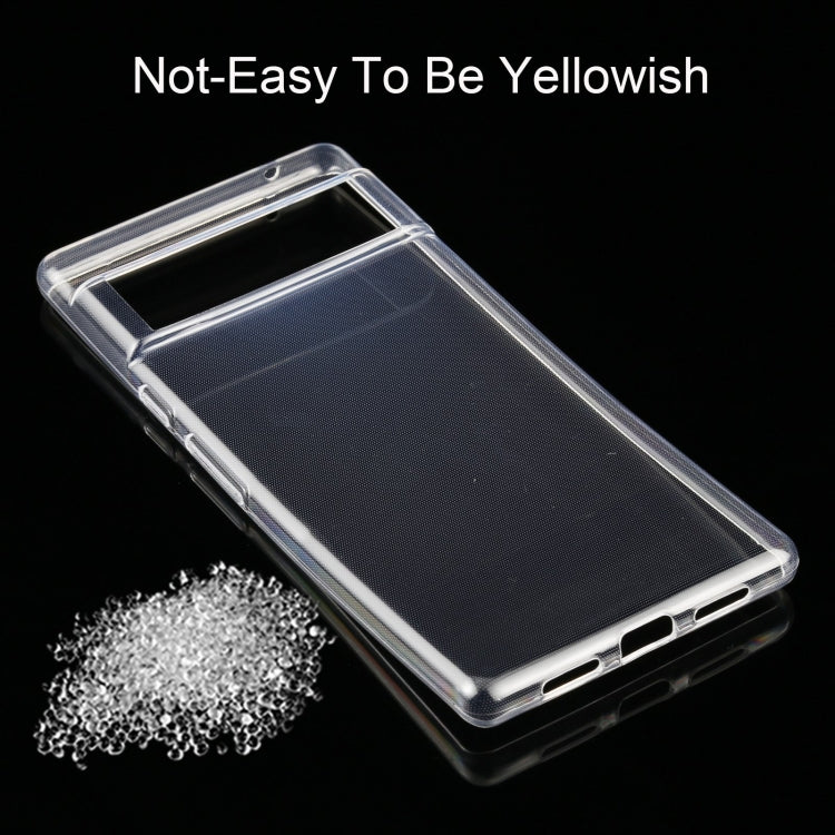 For Google Pixel 6 Pro 0.75mm Ultra-thin Transparent TPU Soft Protective Case - Google Cases by buy2fix | Online Shopping UK | buy2fix