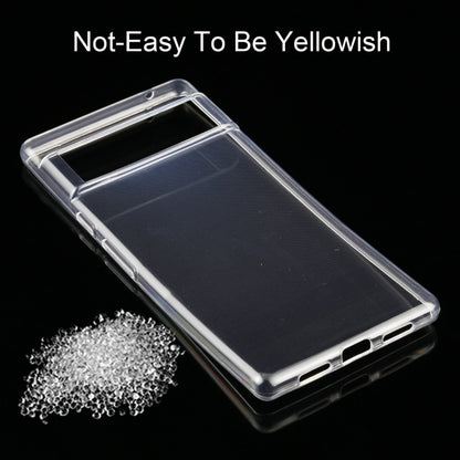 For Google Pixel 6 Pro 0.75mm Ultra-thin Transparent TPU Soft Protective Case - Google Cases by buy2fix | Online Shopping UK | buy2fix