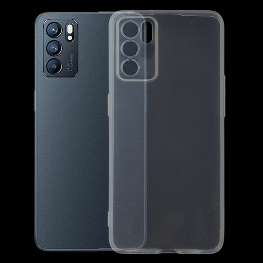 For OPPO Reno6 5G 0.75mm Ultra-thin Transparent TPU Soft Protective Case by buy2fix