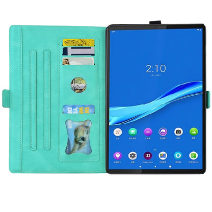 For Lenovo Tab M8(HD) / M8(FHD) TB-8505F Love Butterfly Pattern Horizontal Flip Leather Case with Holder(Green) - Lenovo by buy2fix | Online Shopping UK | buy2fix