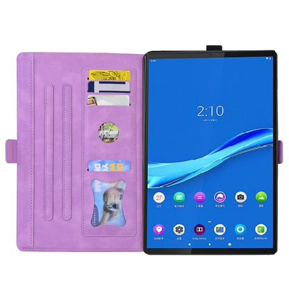 For Lenovo Tab M10 HD (Gen 2) 2020 10.1 TB-X306F Love Butterfly Pattern Horizontal Flip Leather Case with Holder(Purple) - Lenovo by buy2fix | Online Shopping UK | buy2fix