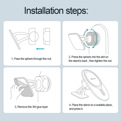 NILLKIN NKL01 MagRoad Lite Paste Type Car Magnetic Wireless Charging Holder by NILLKIN
