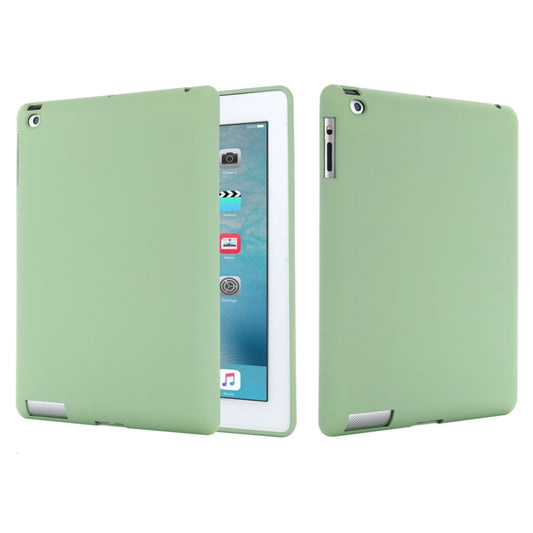 Solid Color Liquid Silicone Dropproof Full Coverage Protective Case For iPad 4 / 3 / 2(Green) - iPad 4 & 3 & 2 Cases by buy2fix | Online Shopping UK | buy2fix