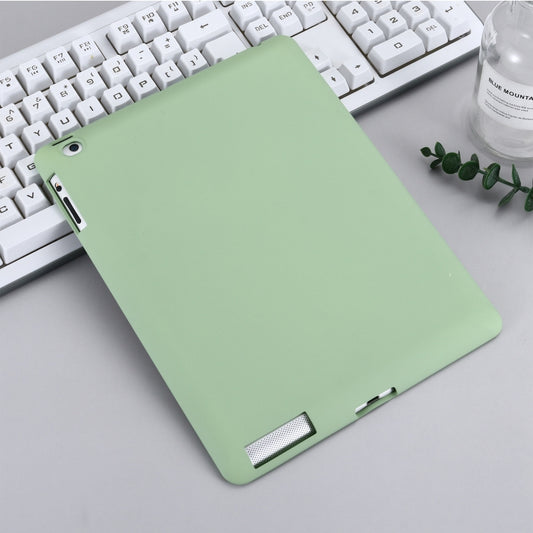 Solid Color Liquid Silicone Dropproof Full Coverage Protective Case For iPad 4 / 3 / 2(Green) - iPad 4 & 3 & 2 Cases by buy2fix | Online Shopping UK | buy2fix