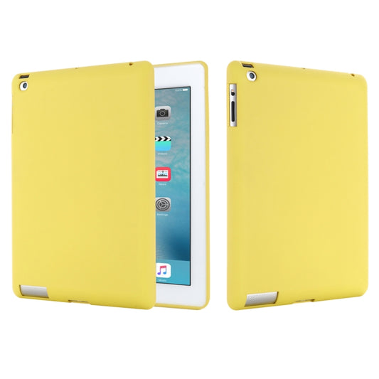 Solid Color Liquid Silicone Dropproof Full Coverage Protective Case For iPad 4 / 3 / 2(Yellow) - iPad 4 & 3 & 2 Cases by buy2fix | Online Shopping UK | buy2fix