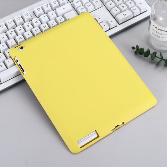 Solid Color Liquid Silicone Dropproof Full Coverage Protective Case For iPad 4 / 3 / 2(Yellow) - iPad 4 & 3 & 2 Cases by buy2fix | Online Shopping UK | buy2fix