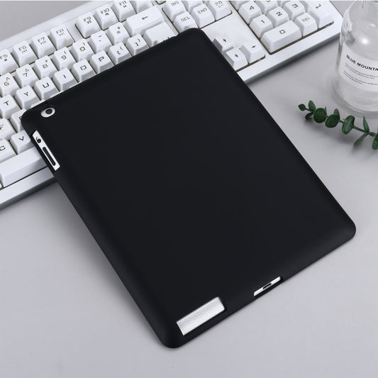 Solid Color Liquid Silicone Dropproof Full Coverage Protective Case For iPad 4 / 3 / 2(Black) - iPad 4 & 3 & 2 Cases by buy2fix | Online Shopping UK | buy2fix